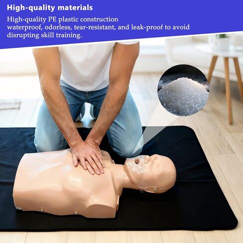 50 قطعة من أليسا، درع للوجه للاستعمال مرة واحدة، أكياس رئة مانيكين للبالغين، تناسب قزم تدريب بريستان الاحترافية CPR وEFR in Kuwait