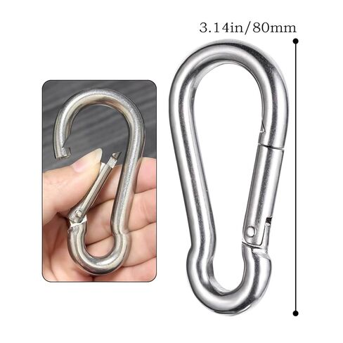 كتلة بكرة الكابل من الفولاذ المقاوم للصدأ شديد التحمل، تحمل من الداخل بحبل نايلون بطول 32 قدمًا (10 متر) 0.31 بوصة (8 مم)، عجلة بكرة واحدة دوارة، جيدة لنظام حياة البكرة، تمرين معدات الصالة الرياضية، عبوة واحدة in Kuwait