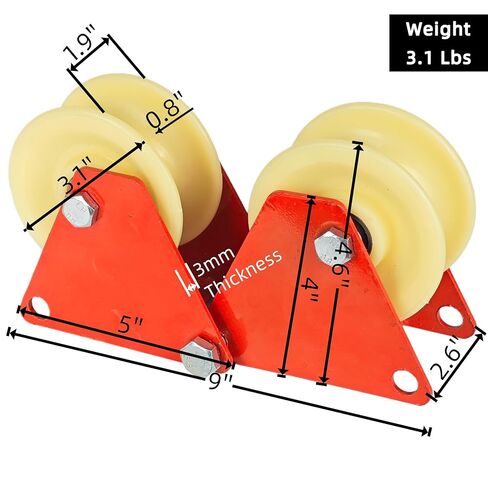 90 Degree Adjustable Corner Edge Protector | M Size(80 * 60mm), Lifting Pulley System Around Corner, Rope Block and Tackle Pulley System for Lifting Heavy Objects in Kuwait