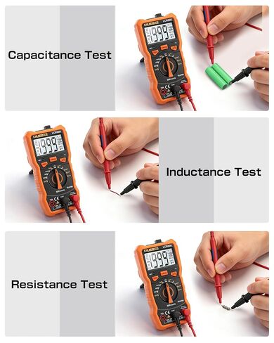 جهاز قياس رقمي متعدد LCR600 LCR، 6000 عدد اختبار مقاومة السعة RMS الحقيقية مع كاشف الجهد NCV، درجة حرارة التردد تيار متردد/تيار مستمر in Kuwait