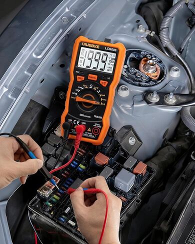 جهاز قياس رقمي متعدد LCR600 LCR، 6000 عدد اختبار مقاومة السعة RMS الحقيقية مع كاشف الجهد NCV، درجة حرارة التردد تيار متردد/تيار مستمر in Kuwait