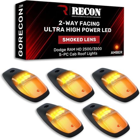 Recon-Fits 2019-2024 RAM HD 2500/3500 5 قطع كاب CAB LIGHT LIGH in Kuwait