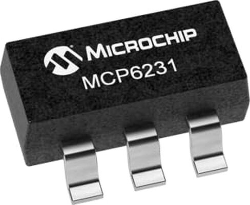 Microchip Technology, MCP6231RT-E/OT, Op Amp - 300kHz GBP - 20uA - 1.8 to 6.0 VDC - Rail to Rail Output - -40°C to 125°C - 5-Lead SOT-23 - Tape&Reel (3000 Item/s) in Saudi Arabia