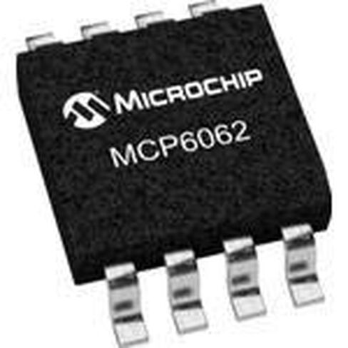 تقنية الرقاقة الدقيقة، MCP6062-E/SN، مضخم صوت مزدوج الدقة Op Amp R-R I/O 6V أنبوب SOIC N للسيارات ذو 8 سنون (100 عنصر/عناصر) in Saudi Arabia
