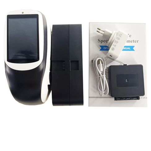 Digital Three Angle Spectrophotometer 3 Angles Spectrophotometer with Angles 15° 45° 110° Color Spaces CIE LAB,XYZ,Yxy,LCh,βxy,DIN Lab99 Illumination Source Blue Enhanced Full Spectrum LED in Kuwait