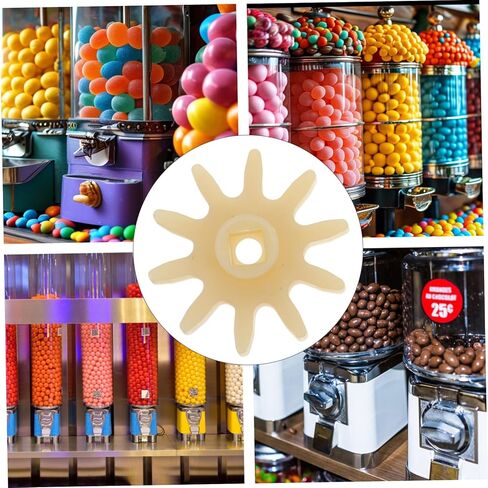 10pcs Gumball Machine Repair Wheels Candy Dispenser Accessory for Bubble Gum Machines Quick Installation Compatible with Various in Saudi Arabia