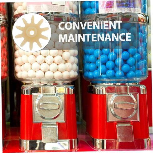 10pcs Gumball Machine Repair Wheels Candy Dispenser Accessory for Bubble Gum Machines Quick Installation Compatible with Various in Saudi Arabia