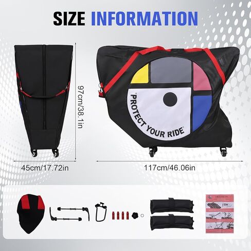 1680D Oxford Cloth Carrying Storage Bag & Packaging Bag for Mountain Bike Road Bike E-bike in Kuwait