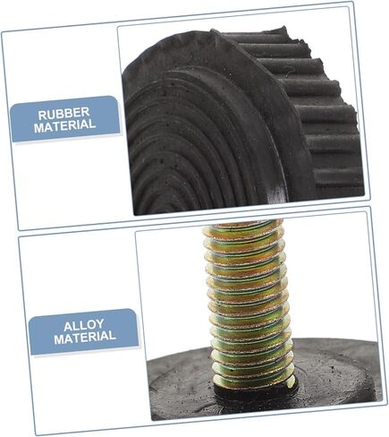 DOITOOL 8pcs Non-Skid Rubber Bumper Pads Vibration Pads for Furniture Leg Caps Adhesive Slider in Saudi Arabia
