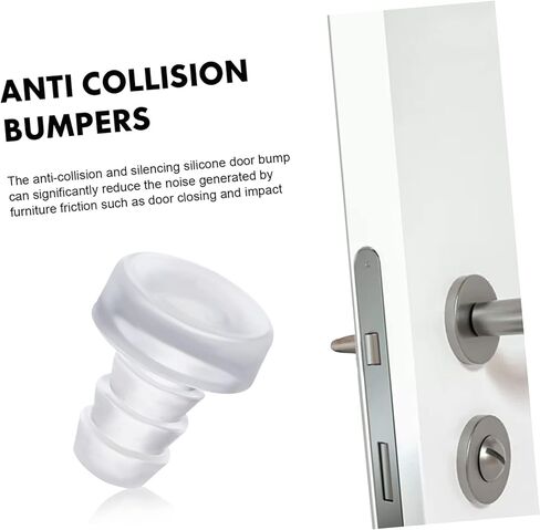 Mipcase 200pcs Shockproof Rubber Particles Cabinet Door Bumpers for Noise Reduction Protection in Saudi Arabia
