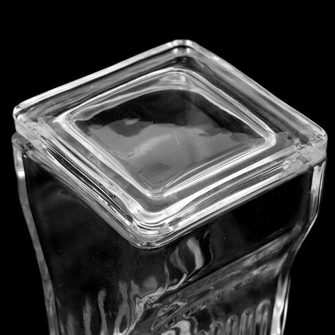 BESTYASH 2pcs Lab Glass Staining Jar with Glass Lid, Vertical Coplin Slide Staining Tank for 5 and 9 Microscope Slides, Laboratory Glassware for Scientific Experiments in Kuwait