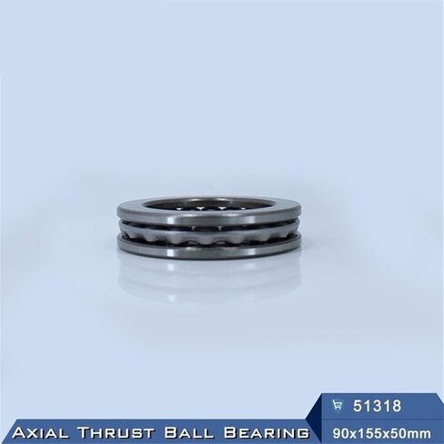 51318 محمل كروي 90x155x50mm ABEC-1 محامل كروية محورية مع مضمار سباق مخدد 8318 in Kuwait