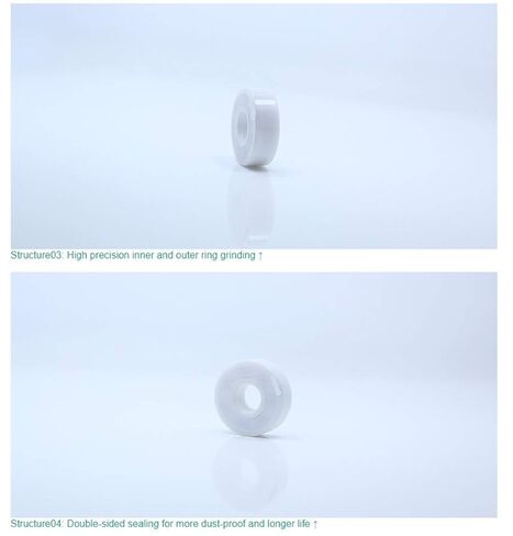 منتجات نقل الطاقة 1 قطعة 6208 ZrO2 محمل سيراميك كامل 40x80x18 مم P5 6208RS مزدوج مختوم مقاوم للغبار 6208 RS 2RS محامل كروية سيراميك 6208CE الكرات in Kuwait