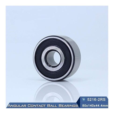 محامل الاتصال الزاوي 5216 2RS محمل كروي الأخدود العميق محوري صف مزدوج الاتصال الزاوي 5216RS 3216 2RS 3056216 الكرات 80 X 140 X 44.4 mm محامل in Kuwait