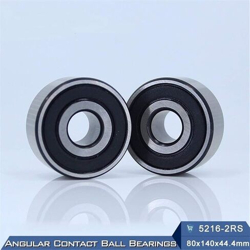 محامل الاتصال الزاوي 5216 2RS محمل كروي الأخدود العميق محوري صف مزدوج الاتصال الزاوي 5216RS 3216 2RS 3056216 الكرات 80 X 140 X 44.4 mm محامل in Kuwait