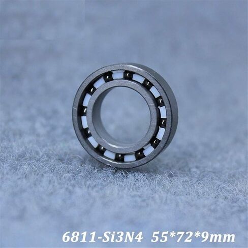 منتجات نقل الطاقة 6811 محمل سيراميك كامل 6811CE مادة Si3N4 جميع محامل نيتريد السيليكون السيراميك 6811 محامل كروية 55729 مم in Kuwait