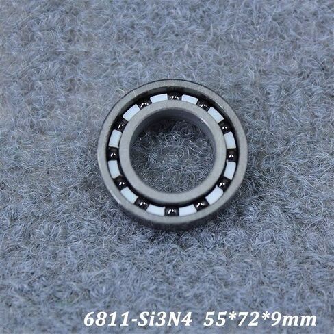 منتجات نقل الطاقة 6811 محمل سيراميك كامل 6811CE مادة Si3N4 جميع محامل نيتريد السيليكون السيراميك 6811 محامل كروية 55729 مم in Kuwait