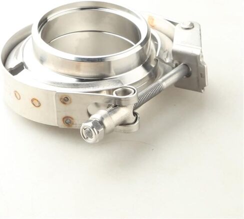 AdlerSpeed ​​US Ship 2.5 بوصة مشبك من الفولاذ المقاوم للصدأ سريع الإصدار Turbo V-Band + مجموعة شفة ذكر/أنثى in Kuwait