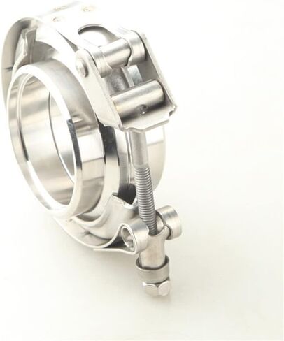 AdlerSpeed ​​US Ship 2.5 بوصة مشبك من الفولاذ المقاوم للصدأ سريع الإصدار Turbo V-Band + مجموعة شفة ذكر/أنثى in Kuwait