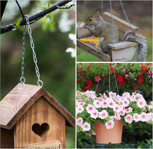 Metal Spring Hooks, 12 Pcs Durable Stainless Steel Spring Hooks Buckles for Flags Replacement Halyard Hanging Clips, Flag Clips for Flagpole, Bird Feeders, Keychain, Backpack, Camping Accessories in Kuwait