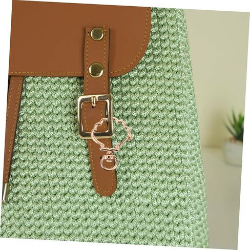 Veemoon 10pcs Chic Shell Snap Keyring Clips Metal Spring Keychain Clasps DIY Craftings in Saudi Arabia