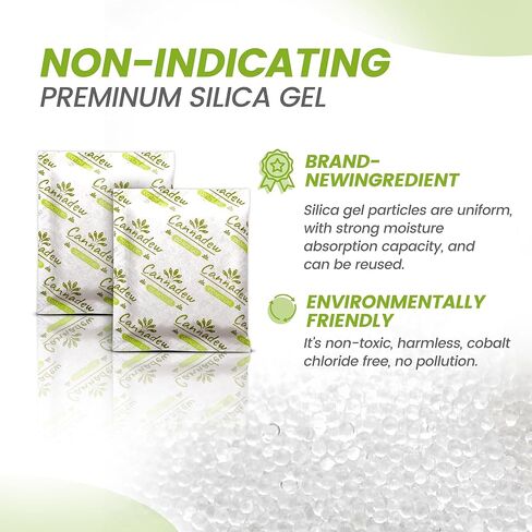 10g Silica Gel Packets (15 Pack) – High-Performance Moisture Absorber for Humidity Control, Storage, Jars, Closets & Containers in Saudi Arabia