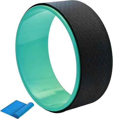 عجلة اليوغا NGT عجلة اليوغا 13 بوصة لآلام الظهر أقوى وأكثر راحة عجلة اليوغا دارما الدعامة مع العصابات اليوغا المجانية in Kuwait