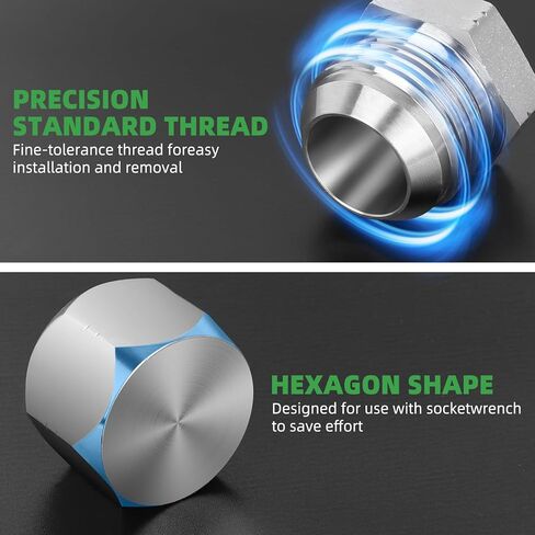 طقم قابس وغطاء 72 قطعة JIC 37 درجة، تركيبات خرطوم هيدروليكي بخيوط مضيئة، مجموعة تركيب أنابيب من الصلب الكربوني، طقم مقابس وأغطية هيدروليكية بخيوط دقيقة، مقاس 4 6 8 10 12 16 in Kuwait