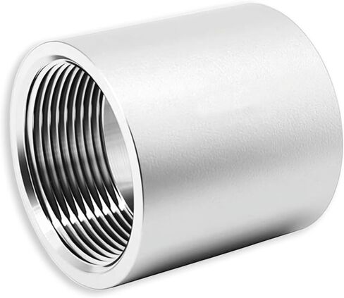 3/4 "NPT اقتران كامل ملولب من الألومنيوم 6061-T جدول 40 تركيب الأنابيب، تركيب محول موصل مقرنة الأنابيب الأنثوية، معيار ANSI/ASME B1.20.1، لتطبيقات الهواء والماء والغاز والنفط in Kuwait