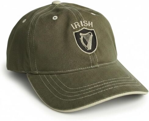 Irish Shield Harp Cap - Olive/Stone in Saudi Arabia