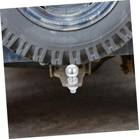 Happyyami Trailer Tow Ball Chrome Plated Towing Ball for Secure Connection Durable and for Trailers and Yacht Accessories Capacity in Saudi Arabia