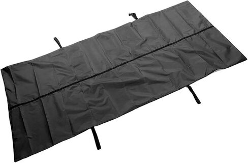 Black Emergency Body Bag, 210D Oxford Cloth Cadaver Storage Bag, Reinforced Handle Body for Funeral Hospital Transportation Outdoor Activities (210 * 75CM) in Kuwait