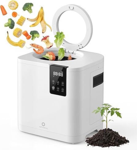 AirThereal Revive R800 5L Smart WiFi Electric Kitchen Composter-بدون رائحة ، تنظيف ذاتي ، 3 أوضاع للتسميد الفعال ، يقلل من نفايات الطعام بنسبة 90 ٪ ، متصل بالتطبيق لبيانات بصمة الكربون in Kuwait