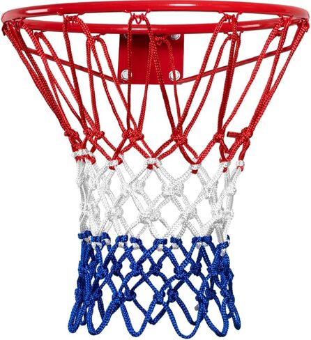 Basketball Net,(7.16 oz) 12 Loops Professional Heavy Duty Basketball Net Replacement,All Weather Anti Whip,Suitable for Outdoor Standard 12 Loops Basketball Hoop in Saudi Arabia