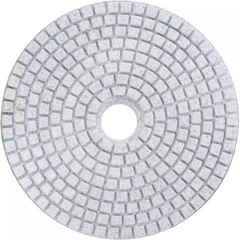 Diamond Polishing Pad, 6 inch 150 mm 100 Grit Sanding Discs for Grinder & Polisher, Hook and Loop Backing Pad for Grinding Buffing Granite Marble Concrete Stone (1 Piece) in Saudi Arabia