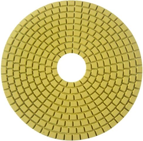 Diamond Polishing Pad, 6 inch 150 mm 100 Grit Sanding Discs for Grinder & Polisher, Hook and Loop Backing Pad for Grinding Buffing Granite Marble Concrete Stone (1 Piece) in Saudi Arabia