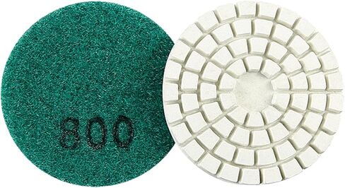 Diamond Polishing Pad, 6 inch 150 mm 100 Grit Sanding Discs for Grinder & Polisher, Hook and Loop Backing Pad for Grinding Buffing Granite Marble Concrete Stone (1 Piece) in Saudi Arabia