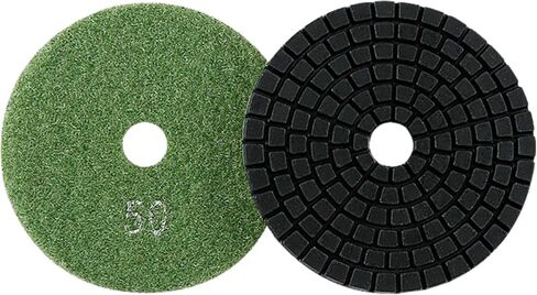 Diamond Polishing Pad, 6 inch 150 mm 100 Grit Sanding Discs for Grinder & Polisher, Hook and Loop Backing Pad for Grinding Buffing Granite Marble Concrete Stone (1 Piece) in Saudi Arabia