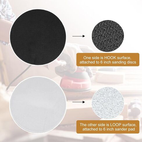 إسفنجة سنفرة قوية، وسادة إسفنجية عازلة داعمة، وسادة عازلة رغوية ناعمة، وسادة واجهة إسفنجية بديلة لملحقات الصنفرة الكهربائية (7 بوصة) in Kuwait