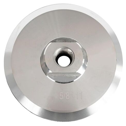 4 Inch Heavy-Duty Aluminium Backer Pad 5/8"-11 Thread Hook and Loop Rigid Back Up Pad in Kuwait