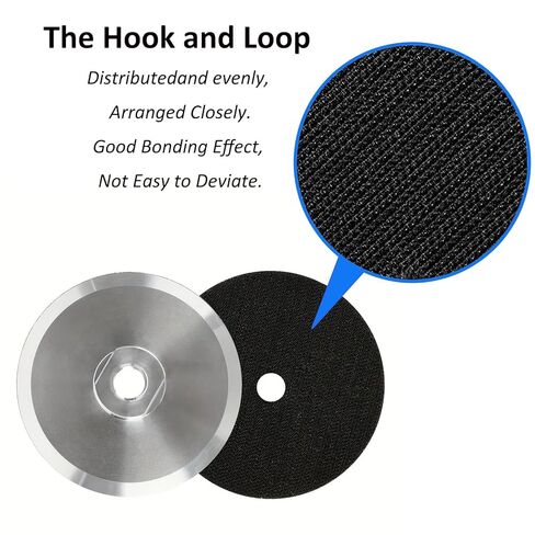 4 Inch Heavy-Duty Aluminium Backer Pad 5/8"-11 Thread Hook and Loop Rigid Back Up Pad in Kuwait
