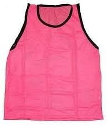 BlueDot Trading Scrimmage سترات تدريب لكرة القدم مجموعة من 6 صدريات للشباب (وردي) in Kuwait