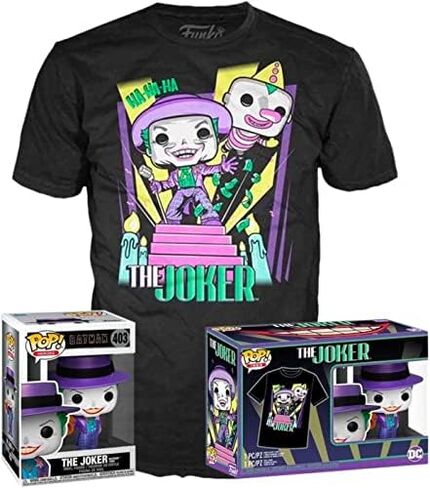 DC Comics Pop! & tee Set Batman 89 Joker with Speaker XL in Saudi Arabia