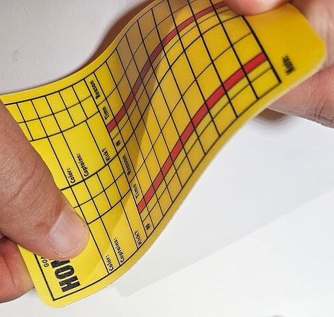 WRITEonCARDS بطاقات حكم قابلة لإعادة الكتابة لكرة القدم، مجموعة بطاقات قياسية حمراء وصفراء in Kuwait