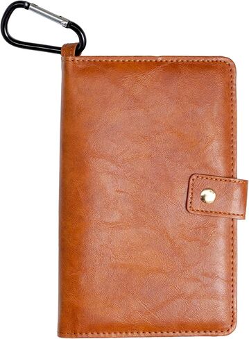 Golf Scorecard Holder Yardage Book with Divot Tool Holder, Ball Marker Holder, Pencil Holder in Kuwait