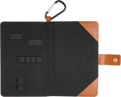 Golf Scorecard Holder Yardage Book with Divot Tool Holder, Ball Marker Holder, Pencil Holder in Kuwait