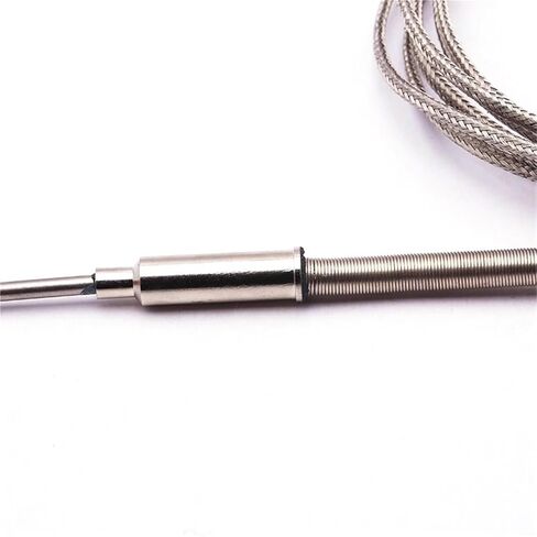 K Type Armored Thermocouple WRNK-191 High Precision Diameter1/1.5/2/3/4/5mm Bendable Temperature Sensor Probe with 1.5M Cable(Dia2mm Probe 200mm) in Saudi Arabia