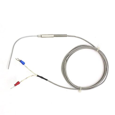 K Type Armored Thermocouple WRNK-191 High Precision Diameter1/1.5/2/3/4/5mm Bendable Temperature Sensor Probe with 1.5M Cable(Dia2mm Probe 200mm) in Saudi Arabia