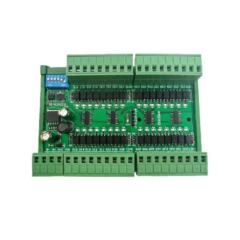 تيار مستمر 12 فولت 24 فولت 32CH مدخلات معزولة بصريا PNP التبديل الرقمي جامع RS485 Modbus RTU وحدة (مع قذيفة) (4) in Kuwait