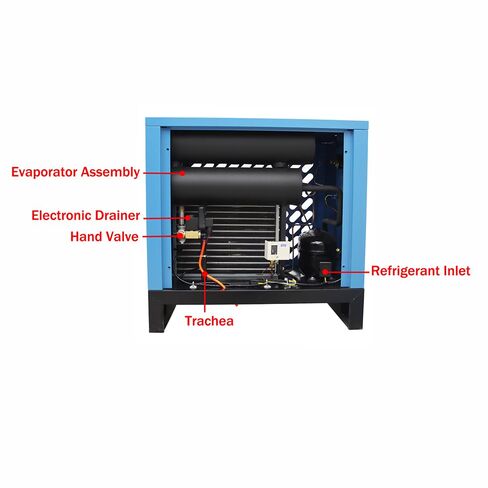 INTSUPERMAI 30C Refrigerating Dryer Air Compressor Refrigerated Freeze Dryer Air Compressor Drying and Dewatering Equipment Refrigeration Dryer 220V in Kuwait